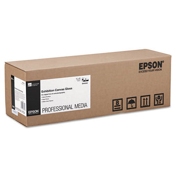 Epson® Exhibition Canvas, 22 Mil, 17" X 40 Ft, Glossy White freeshipping - TVN Wholesale